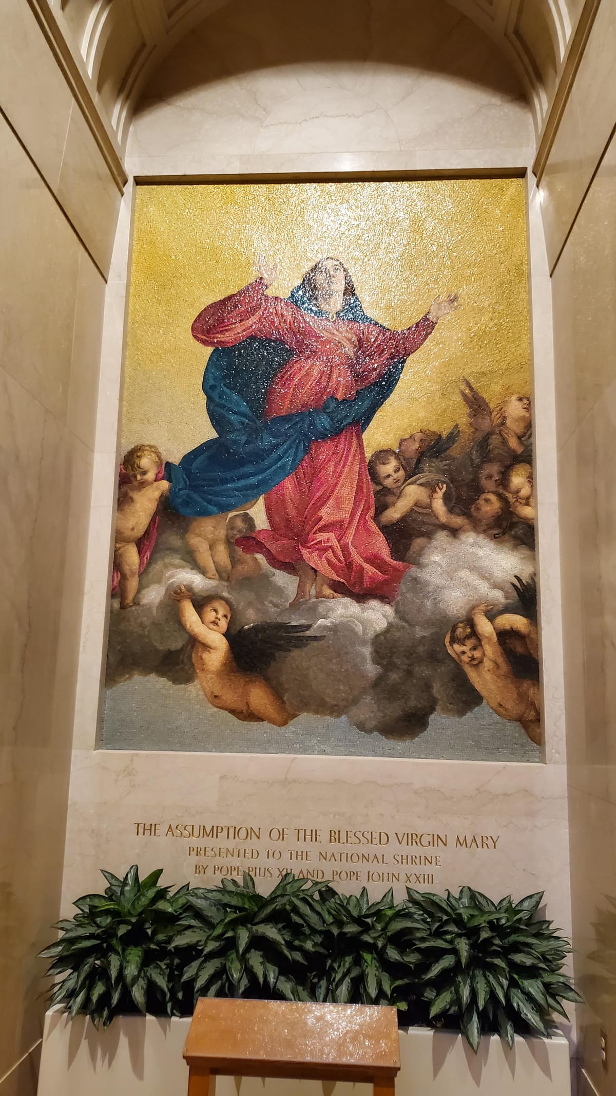 Assumption Chapel - Catholic Stock Photo