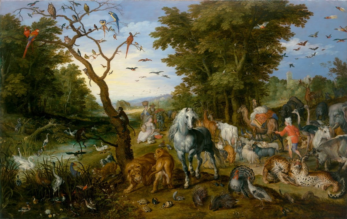 Noah’s Ark by Jan Brueghel the Elder - Public Domain Bible Painting