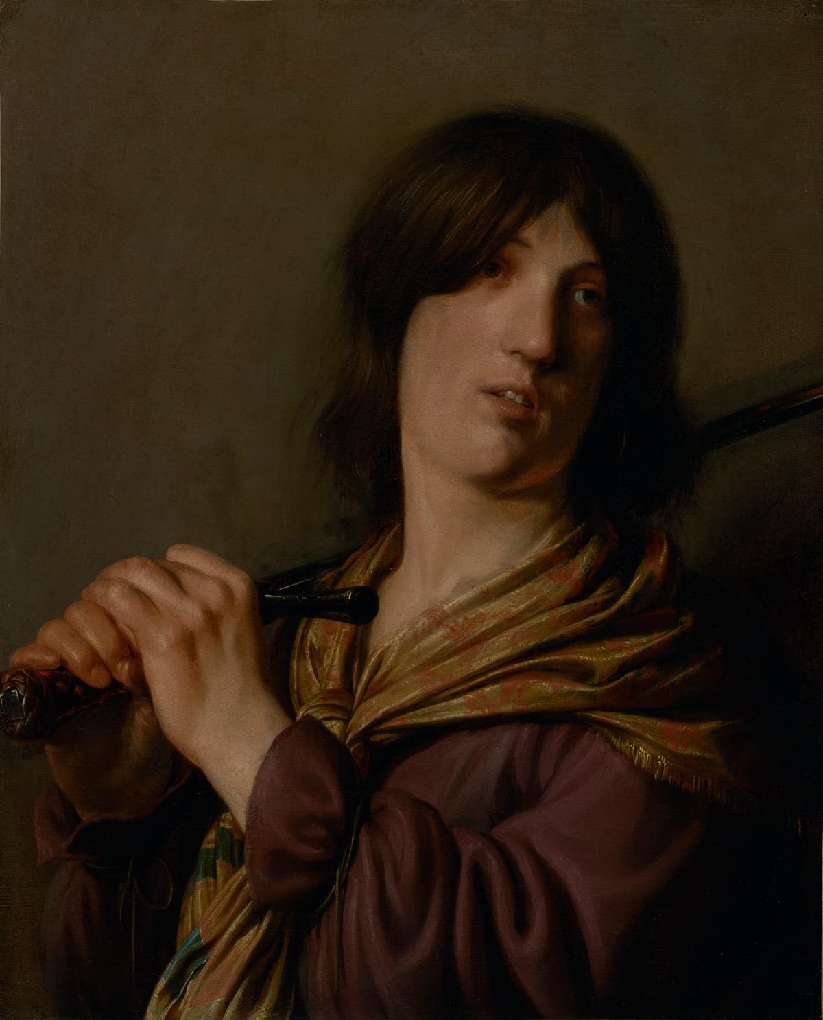 David with His Sword by Salomon de Bray (1636) - Public Domain Bible Painting