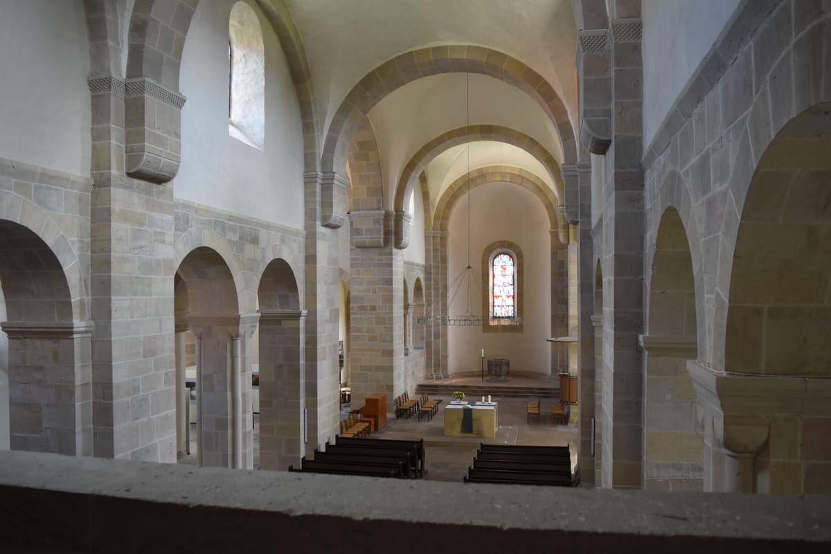 Monastic Church at Lippoldsberg - Catholic Stock Photo