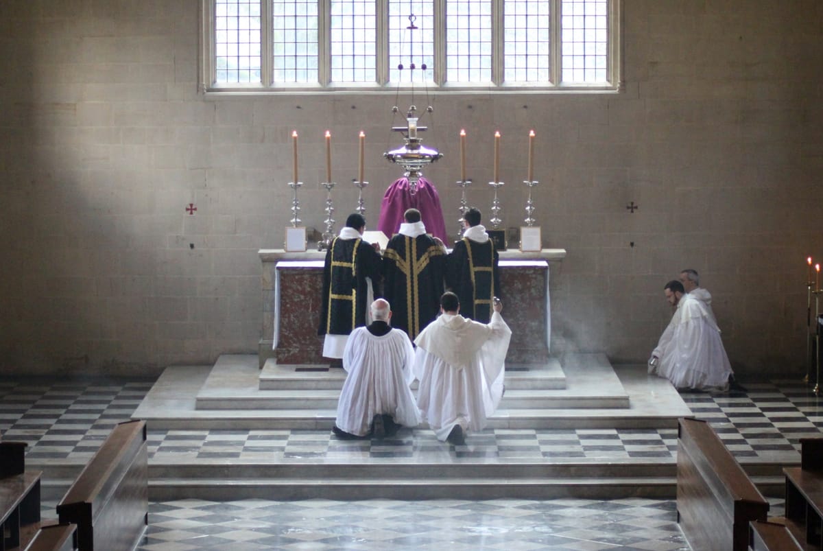 Latin Mass - Catholic Stock Photo