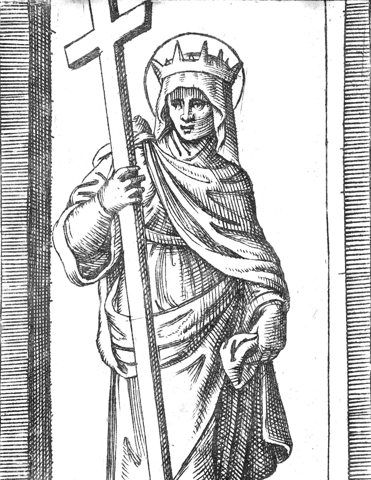 Saint Helena - Catholic Coloring Page