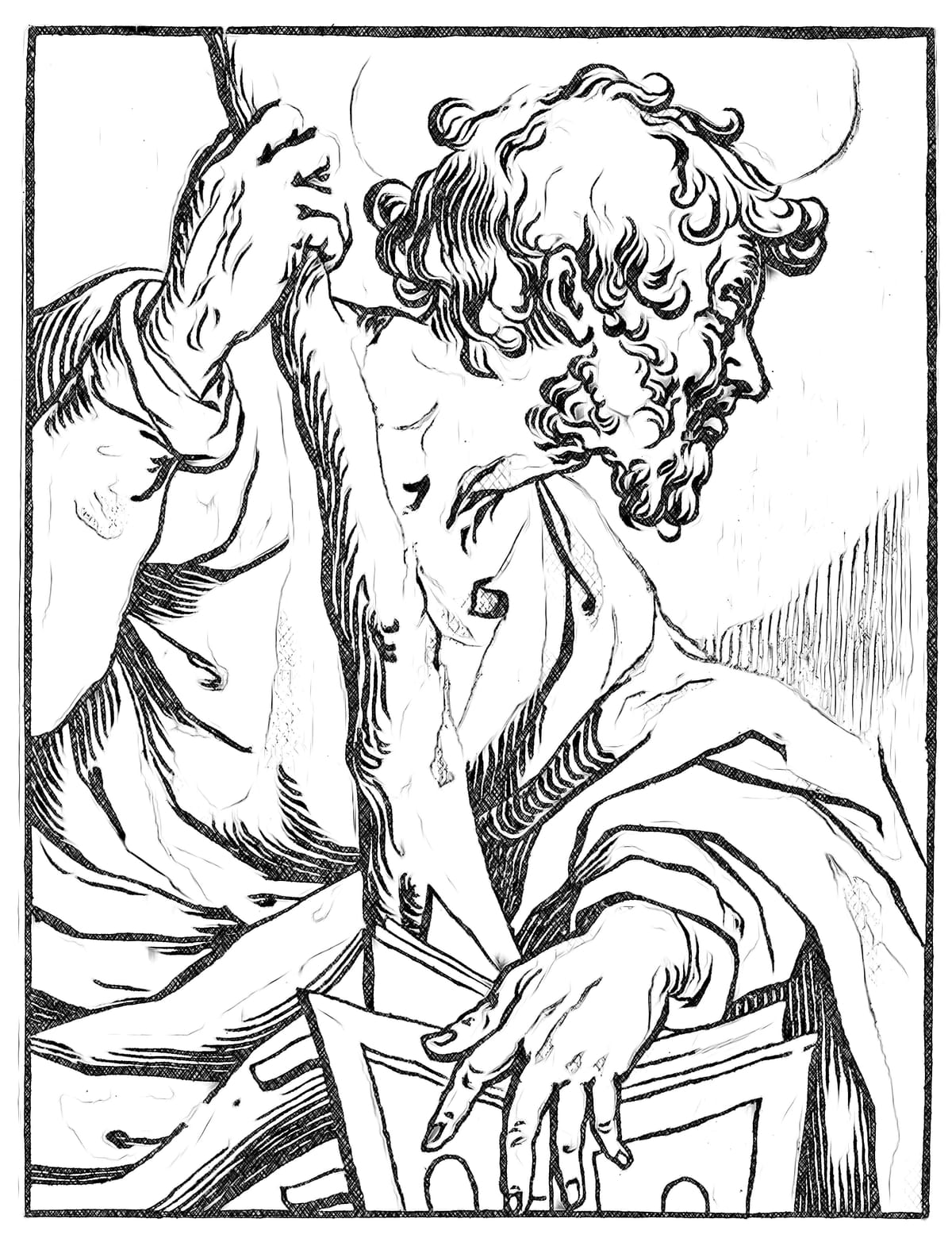 Saint Jude - Catholic Coloring Page