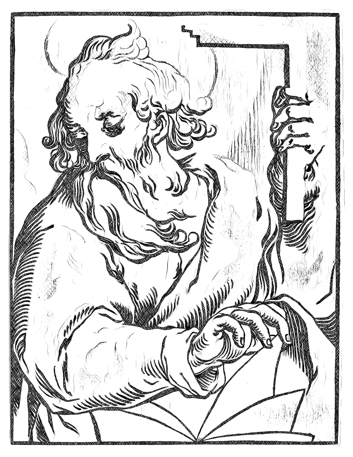 Saint Thomas - Catholic Coloring Page