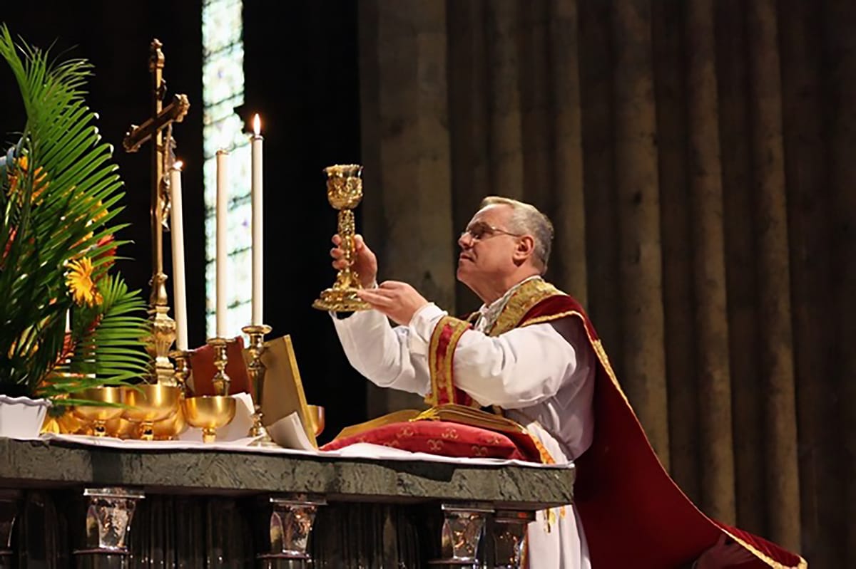 Latin Mass - Catholic Stock Photo