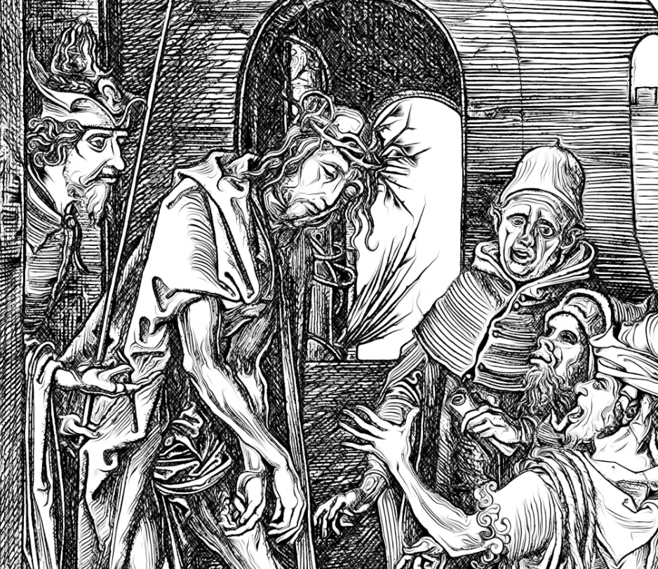 Ecce Homo - Catholic Coloring Page