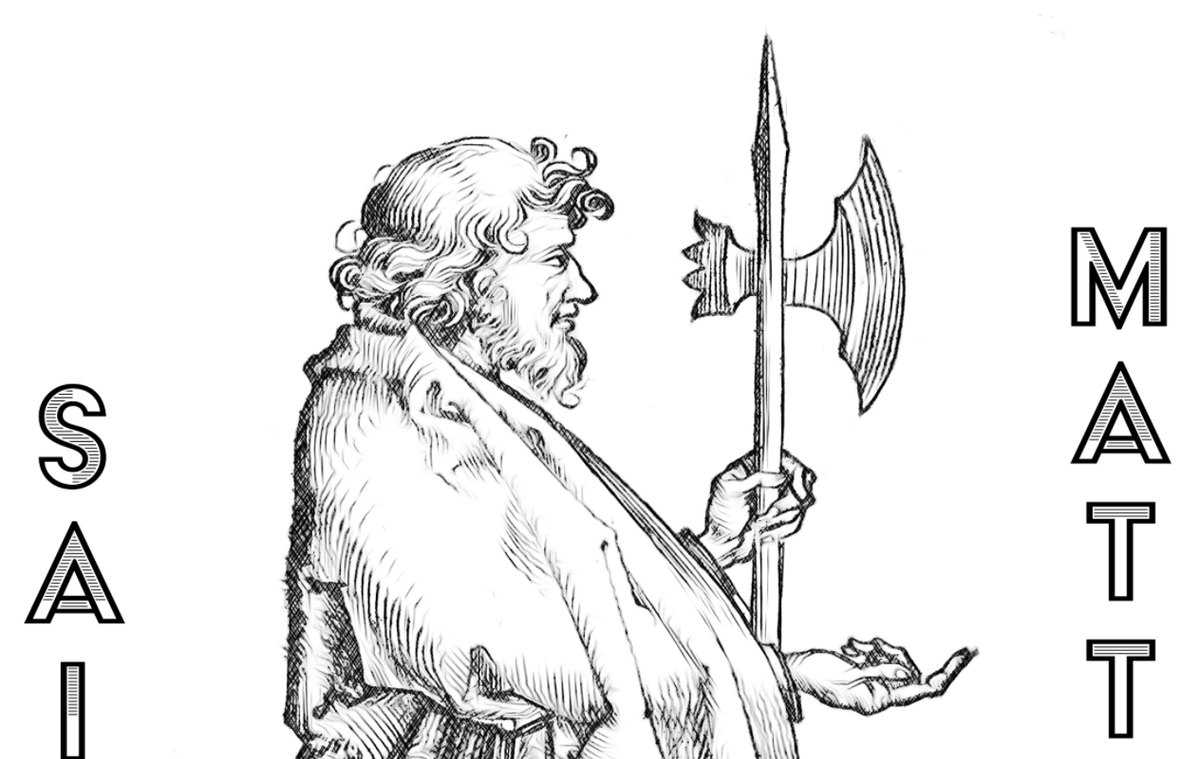 Saint Matthias - Catholic Coloring Page