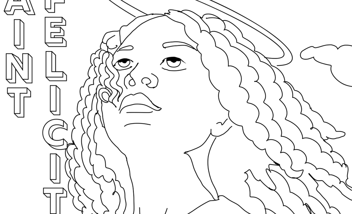 Saint Felicity - Catholic Coloring Page