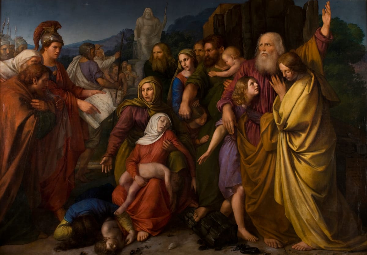 Maccabees (1830-1842) by Wojciech Stattler - Public Domain Bible Painting