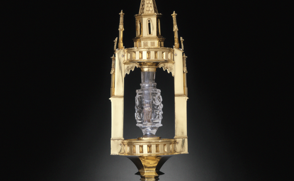 Reliquary Monstrance with a Tooth of Saint John the Baptist (1433) - Catholic Stock Photo