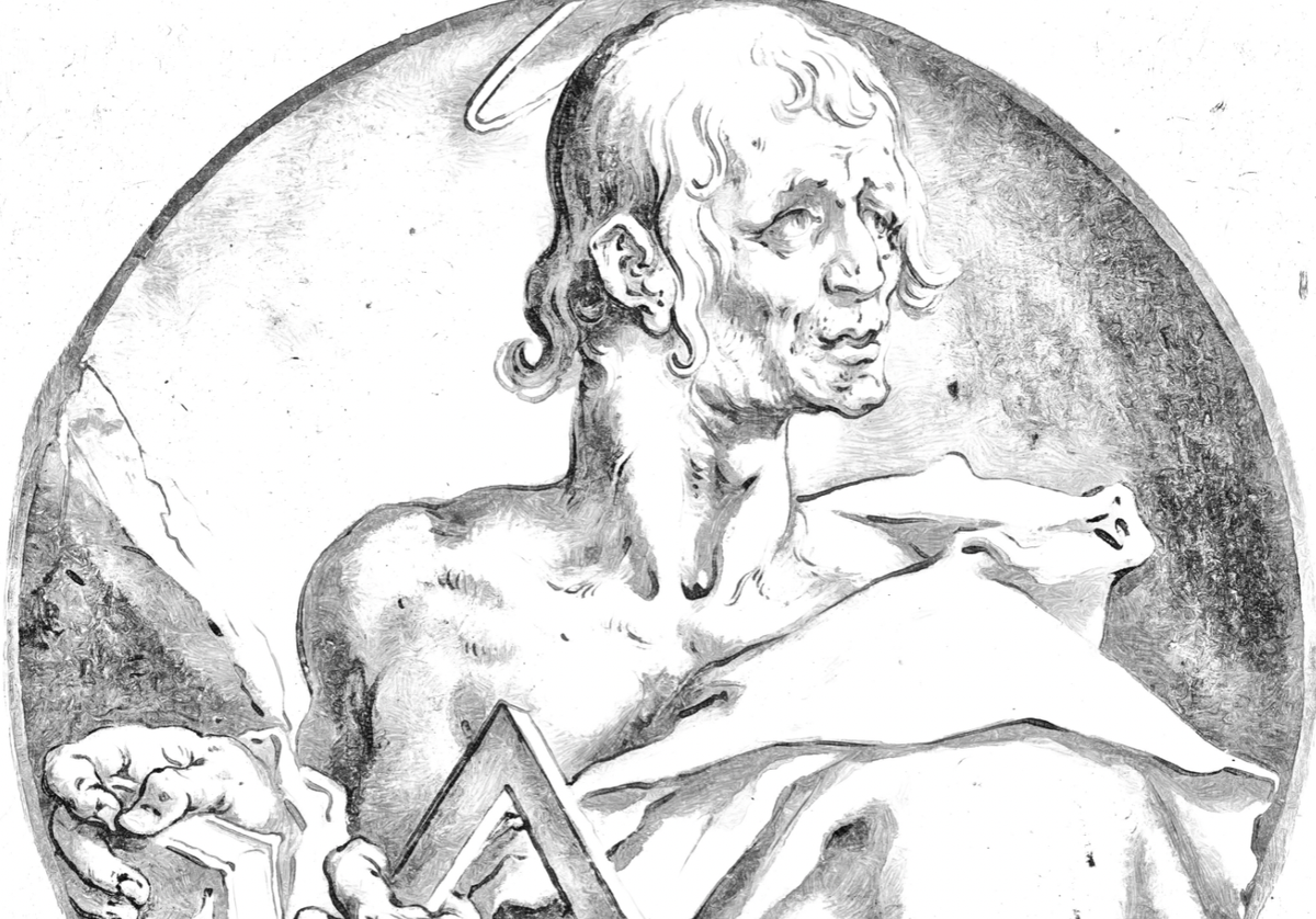 Saint Jude (1591–1592) by Jacob de Gheyn, the Younger - Catholic Coloring Page