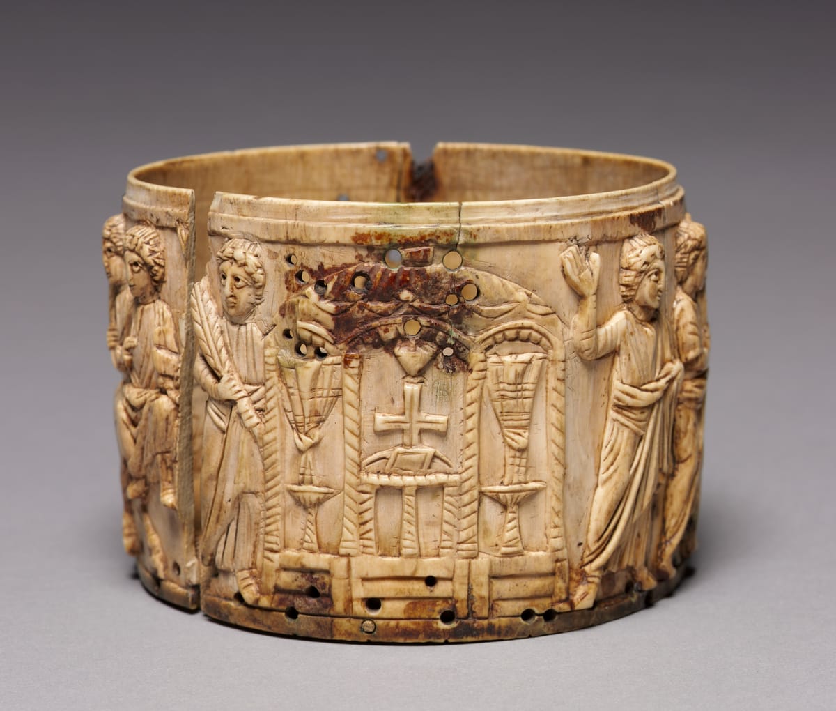 Ivory Pyx (500s) - Catholic Stock Photo