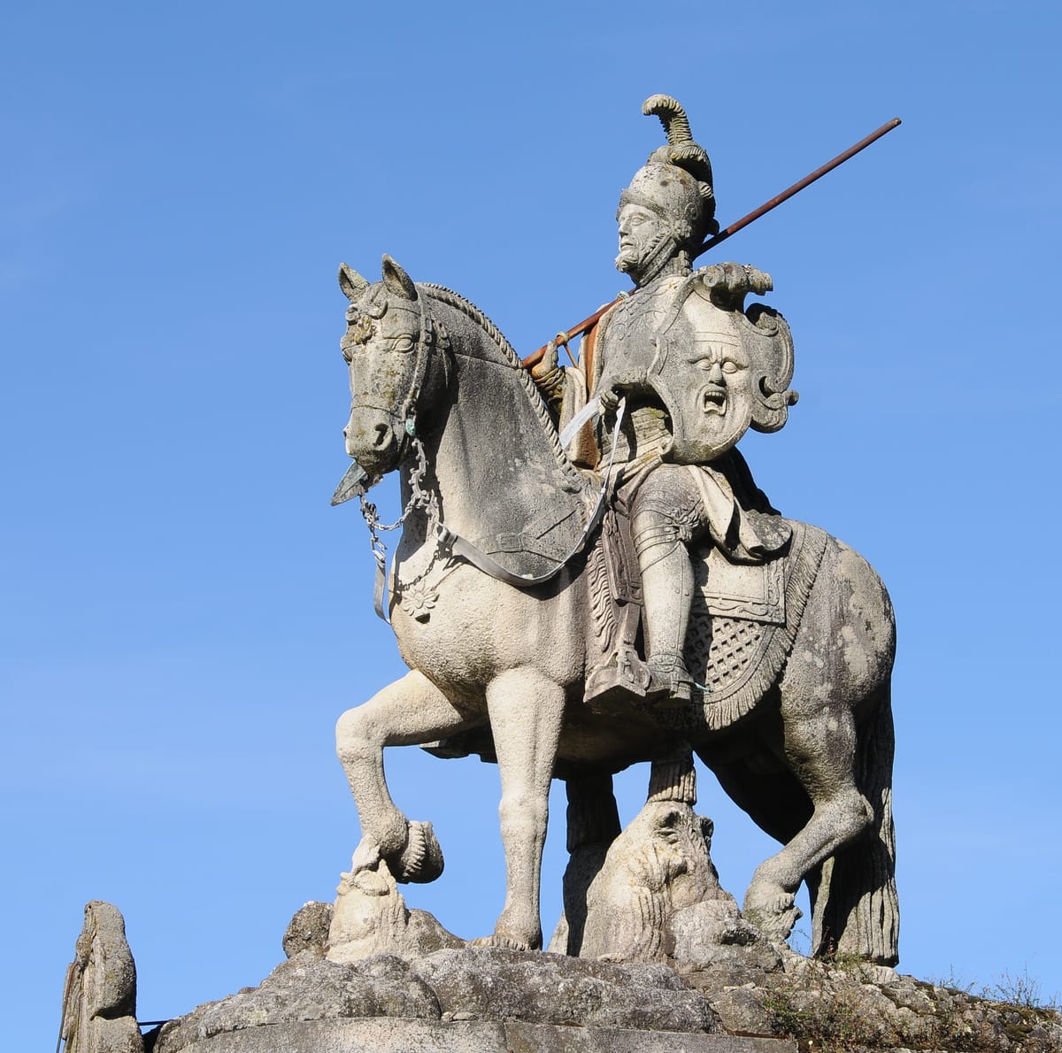 Saint Longinus Statue (Portugal) - Catholic Stock Photo