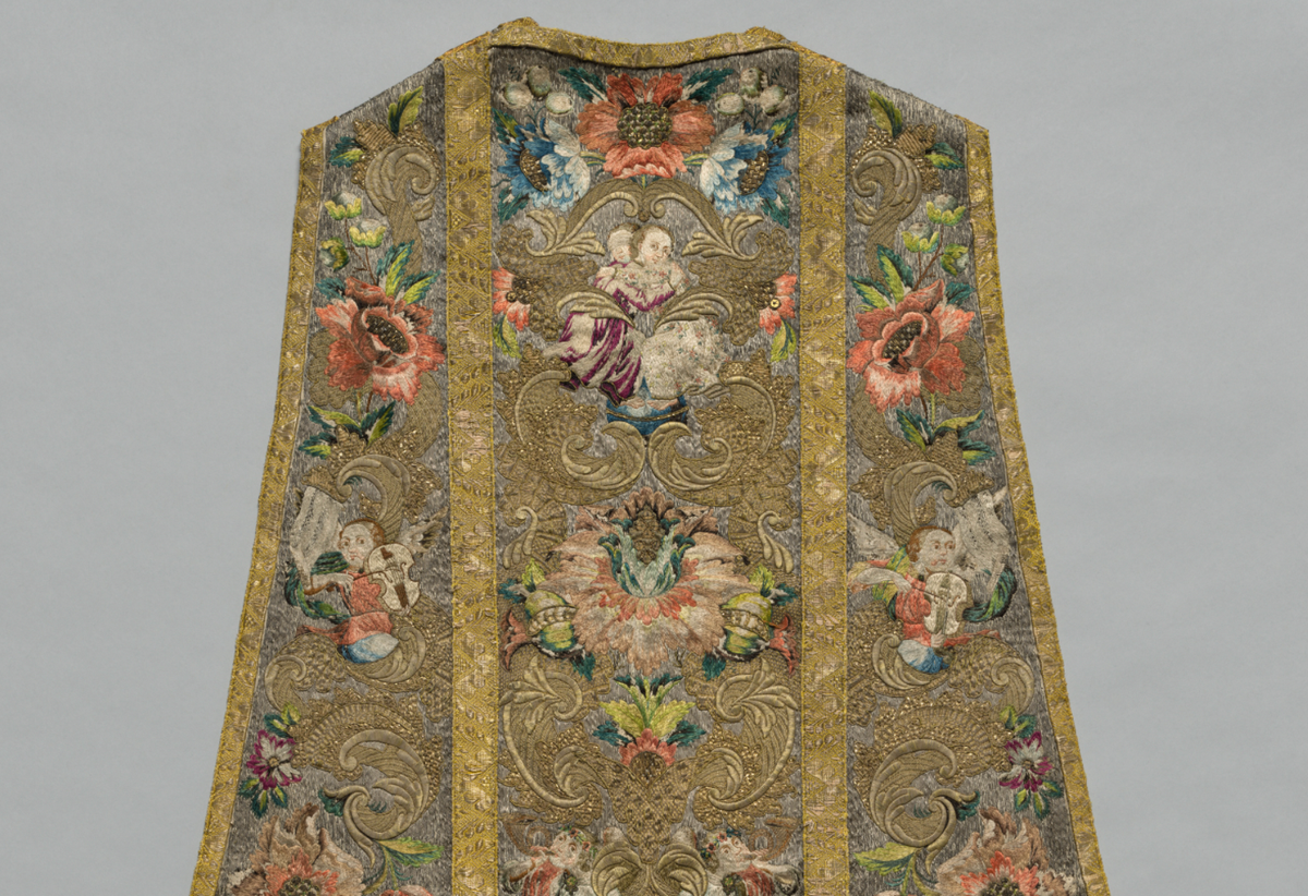 Chasuble (1675–1699, Germany) - Catholic Stock Photo
