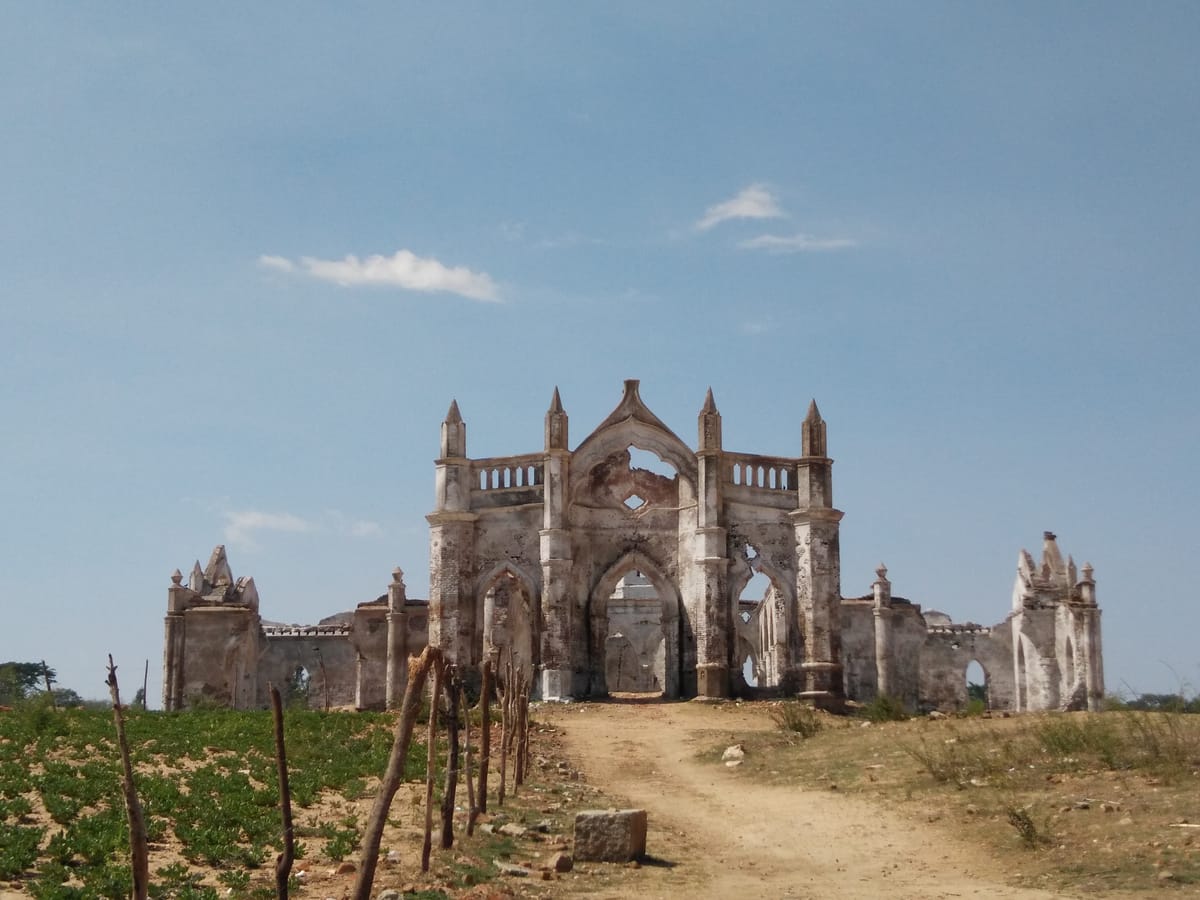 Shettihalli Rosary Church (Karnataka) - Catholic Stock Photo
