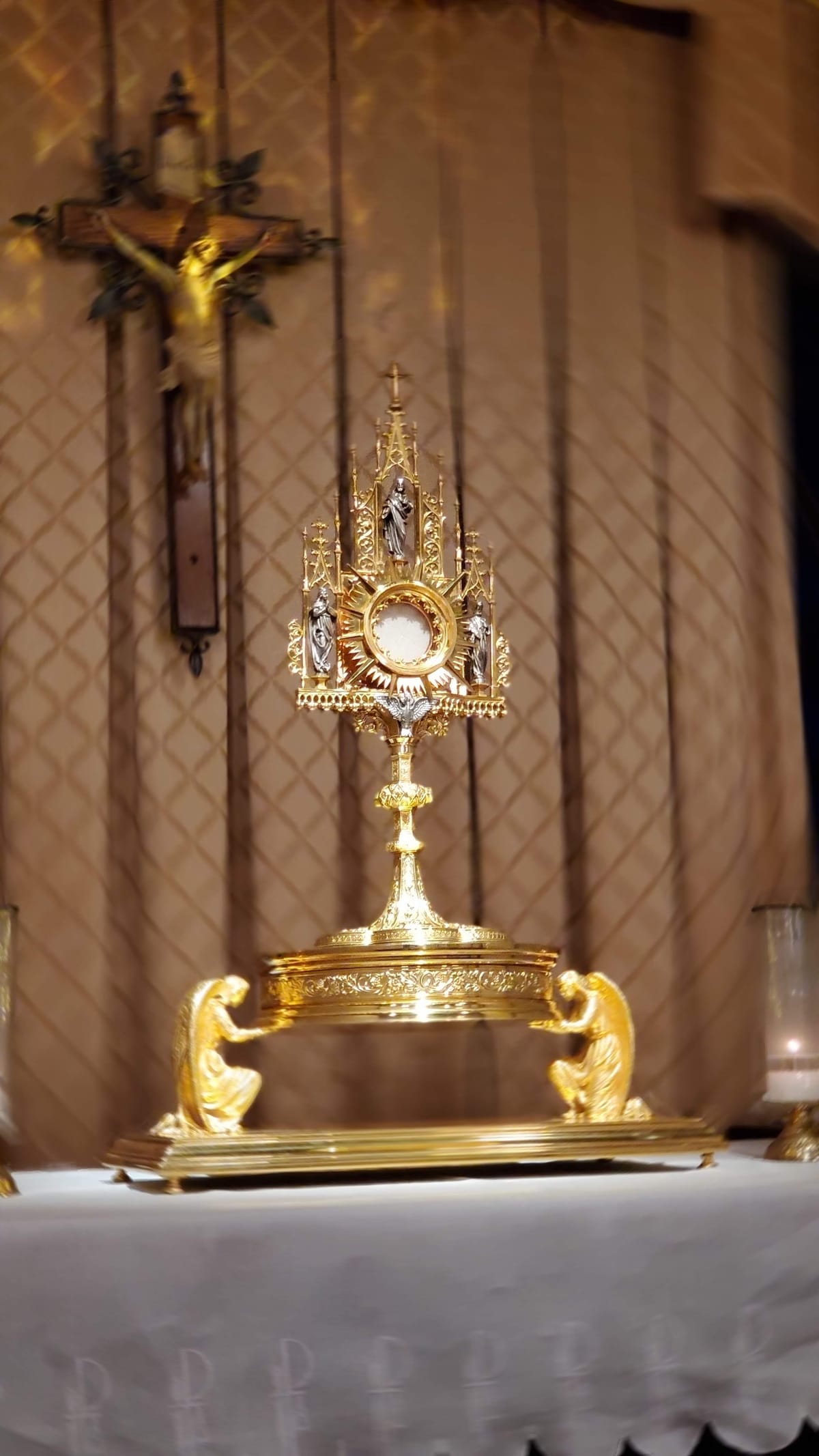 Monstrance in Adoration Chapel (Virginia Beach, Virginia) - Catholic Stock Photo