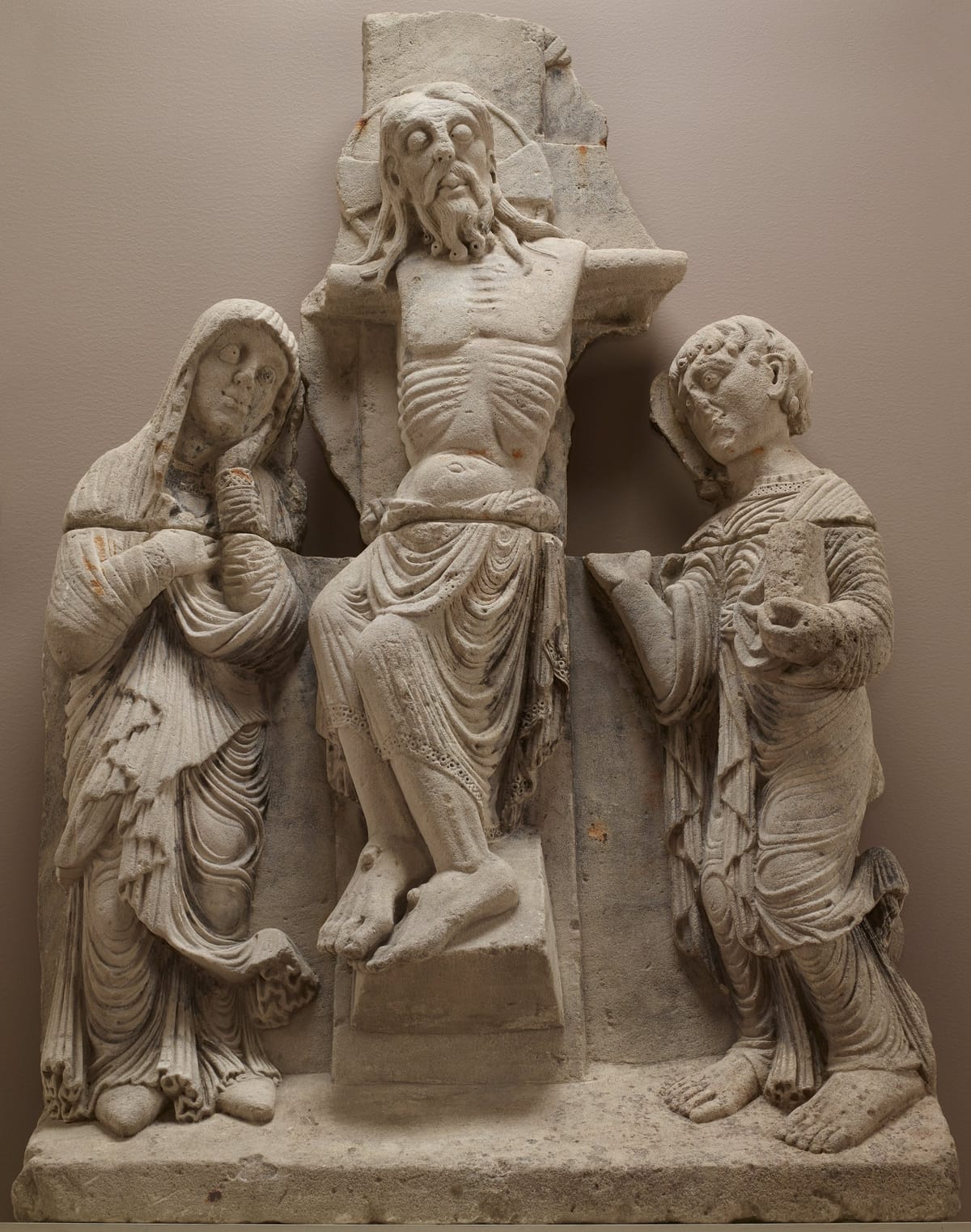 Crucifixion (1180) by  - Public Domain Catholic Stock Photo