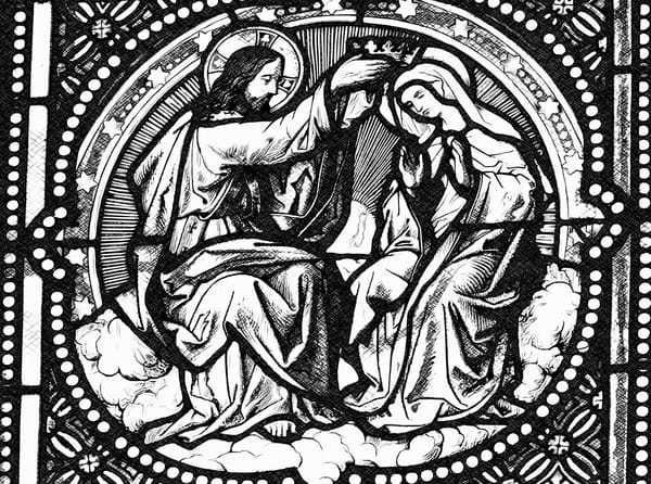 Virgin Mary Coloring Pages