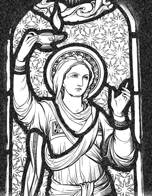 Catholic Symbols Coloring Pages